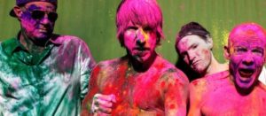 Portrait of Red Hot Chili Peppers band members painted - Lollapalooza Brasil 2018 - Lineuppinginted - Lineupping