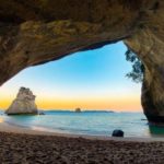 Cathedral Cove New Zealand ocean view - New Zealand travel tips - Lineupping.com