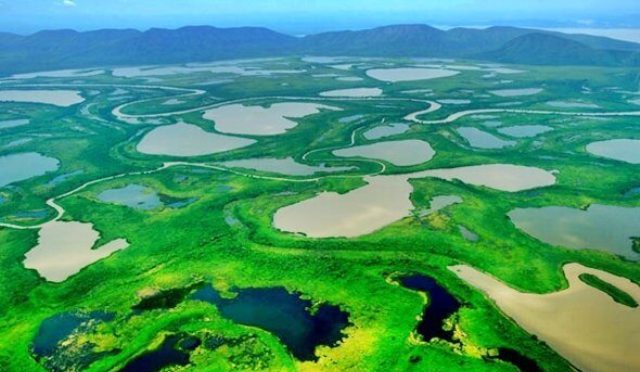 Aerial view of Parque Nacional Pantanal, Mato Grosso, Brazil - Destination Brazil - Lineupping