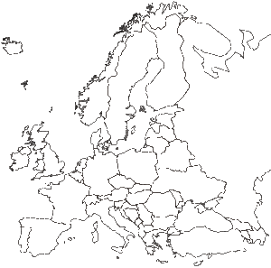 Europe outline map - Destination Europe - Lineupping