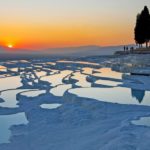 Pamukkale hierapolis view at sunset, Turkey - Destination Middle East - Lineupping