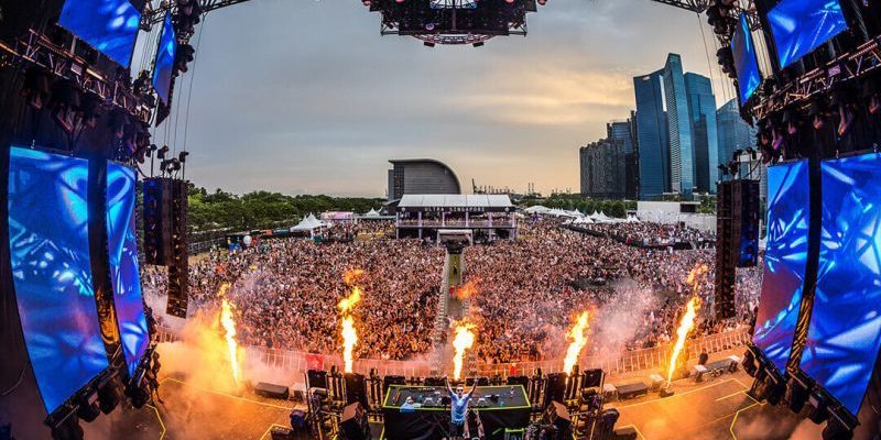 Ultra Festival Singapore total view from the stage - Ultra Festival Singapore 2019 - Lineupping