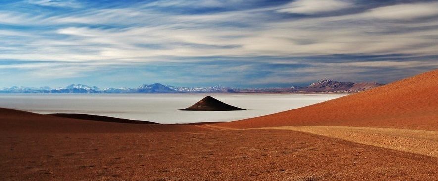 Landscape view of Cono de Arita in Salar de Arizaro, Argentina - South America travel tips - Lineupping