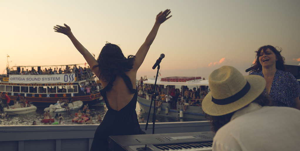 View of Nouvelle Vague boat party at Ortigia Sound System Festival in Sicily, Italy - Ortigia Sound System Festival 2019 - Lineupping