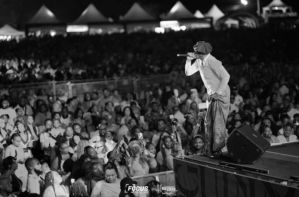 Singer acting on stage at Barbados Reggae Festival - credits Barbados Reggae Festival - Barbados Reggae Festival 2026 - Lineupping.com