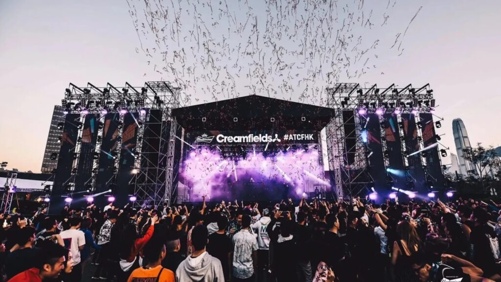 View of stage from the crowd at Creamfields Hong Kong - credits Creamfields - Creamfields Hong Kong 2026 - Lineupping.com